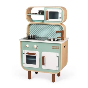 Janod Cuisines, Dinettes Et Marchandes>Grande Cuisine en Bois pour Enfant Cooker Reverso