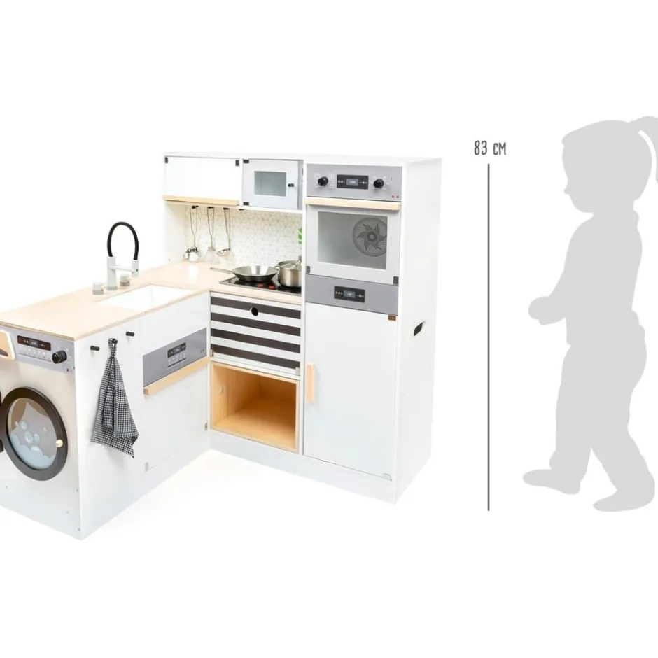 grande_cuisine_modulable__19.webp Small Foot Cuisines, Dinettes Et Marchandes>Grande Cuisine Modulable en Bois pour Enfant