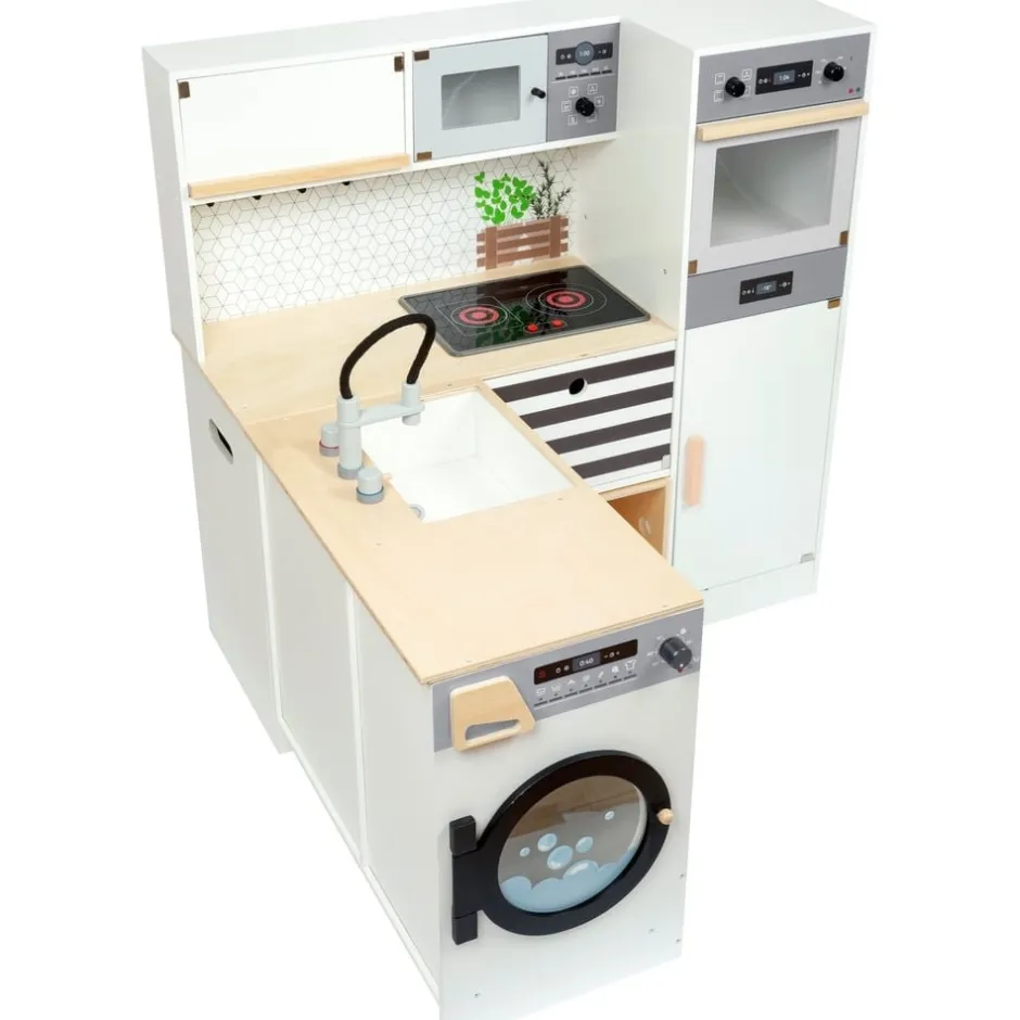 grande_cuisine_modulable__8.webp Small Foot Cuisines, Dinettes Et Marchandes>Grande Cuisine Modulable en Bois pour Enfant
