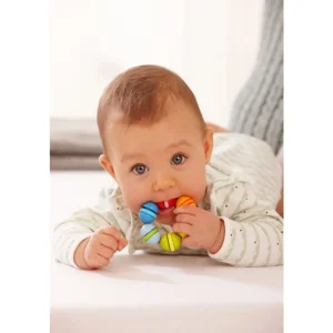 Haba Premiers Jeux D'éveil Et Accessoires Bébé>Hochet en Bois pour Bébé - Farandole de couleurs