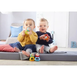 Haba Premiers Jeux D'éveil Et Accessoires Bébé>Hochet en Bois pour Bébé - Petite Bouille