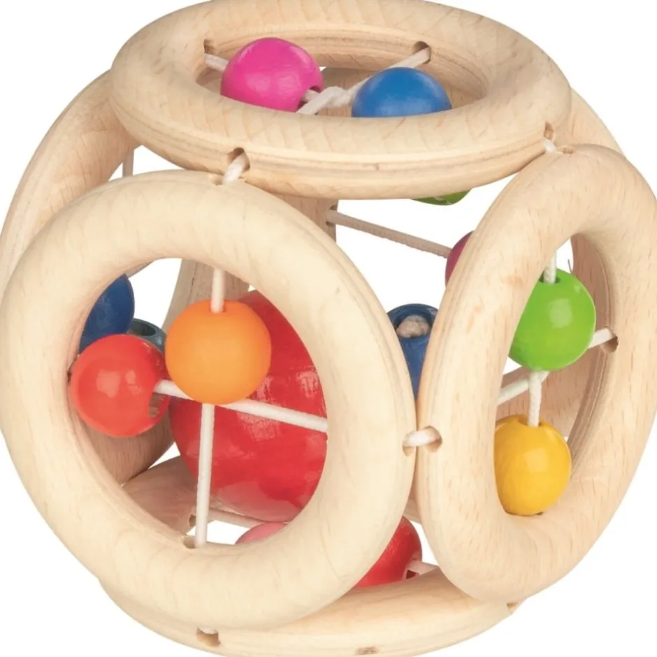 hochet_en_bois_pour_enfan_0-2.webp Heimess Premiers Jeux D'éveil Et Accessoires Bébé>Hochet en bois pour enfant - Cube coloré