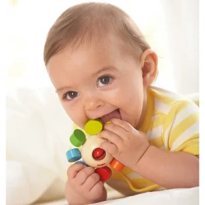 Haba Premiers Jeux D'éveil Et Accessoires Bébé>Hochet sonore pour bébé en bois - Jolie fleur