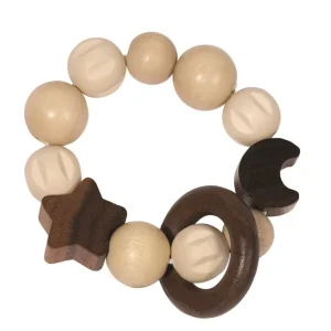 Heimess Premiers Jeux D'éveil Et Accessoires Bébé>Hochet souple en bois pour bébé - Astre