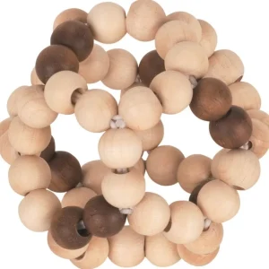 Heimess Premiers Jeux D'éveil Et Accessoires Bébé>Hochet souple en bois pour bébé - Balle