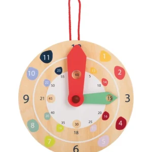Small Foot Heure Et Temps>Horloge éducative en bois - Jeu éducatif enfant