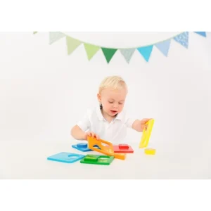 Beleduc Puzzles Premier Âge>Jeu à empiler Animaux rigolos - Puzzle pour bébé