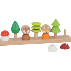 Goki Jouets À Empiler Et À Encastrer>Jeu à Empiler en Bois pour Enfant Ma petite forêt