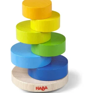 Haba Jouets À Empiler Et À Encastrer>Jeu à Empiler en Bois pour Enfant - Tour infernale