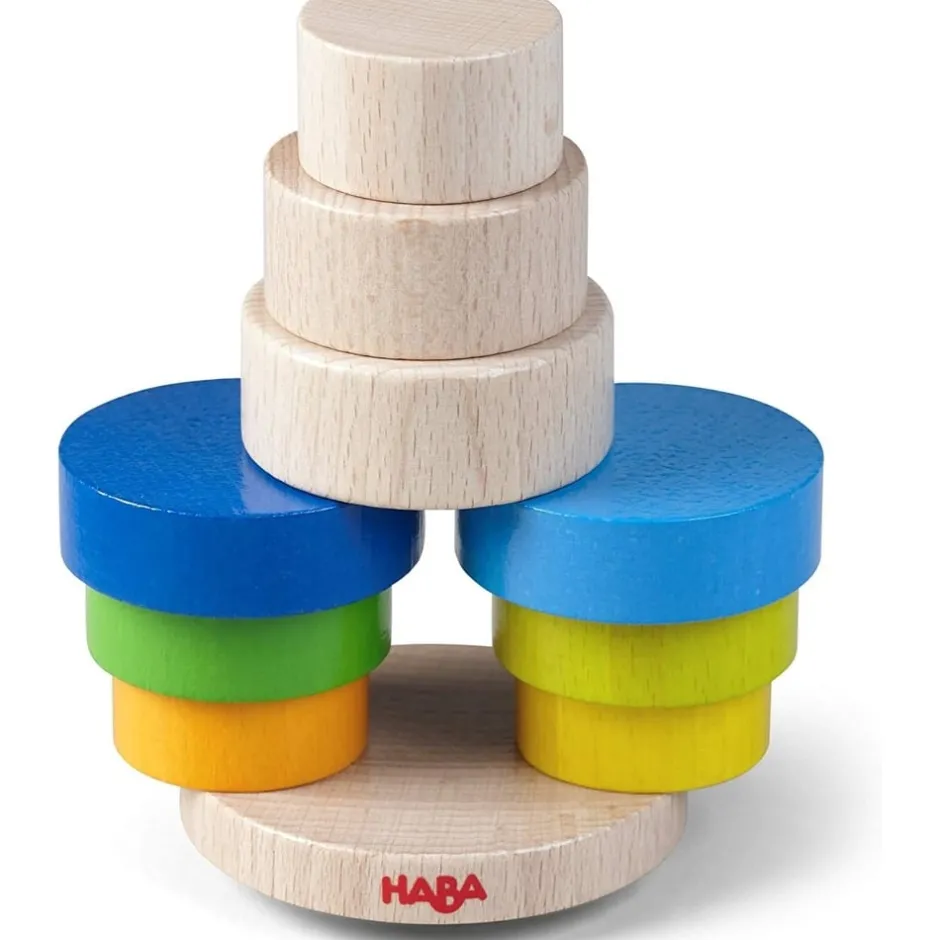 jeu__empiler_en_bois_pour_9.webp Haba Jouets À Empiler Et À Encastrer>Jeu à Empiler en Bois pour Enfant - Tour infernale