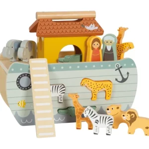 Small Foot Petits Univers | Jouets À Empiler Et À Encastrer>Jeu à Encastrer en Bois - Ma Petite Arche de Noé