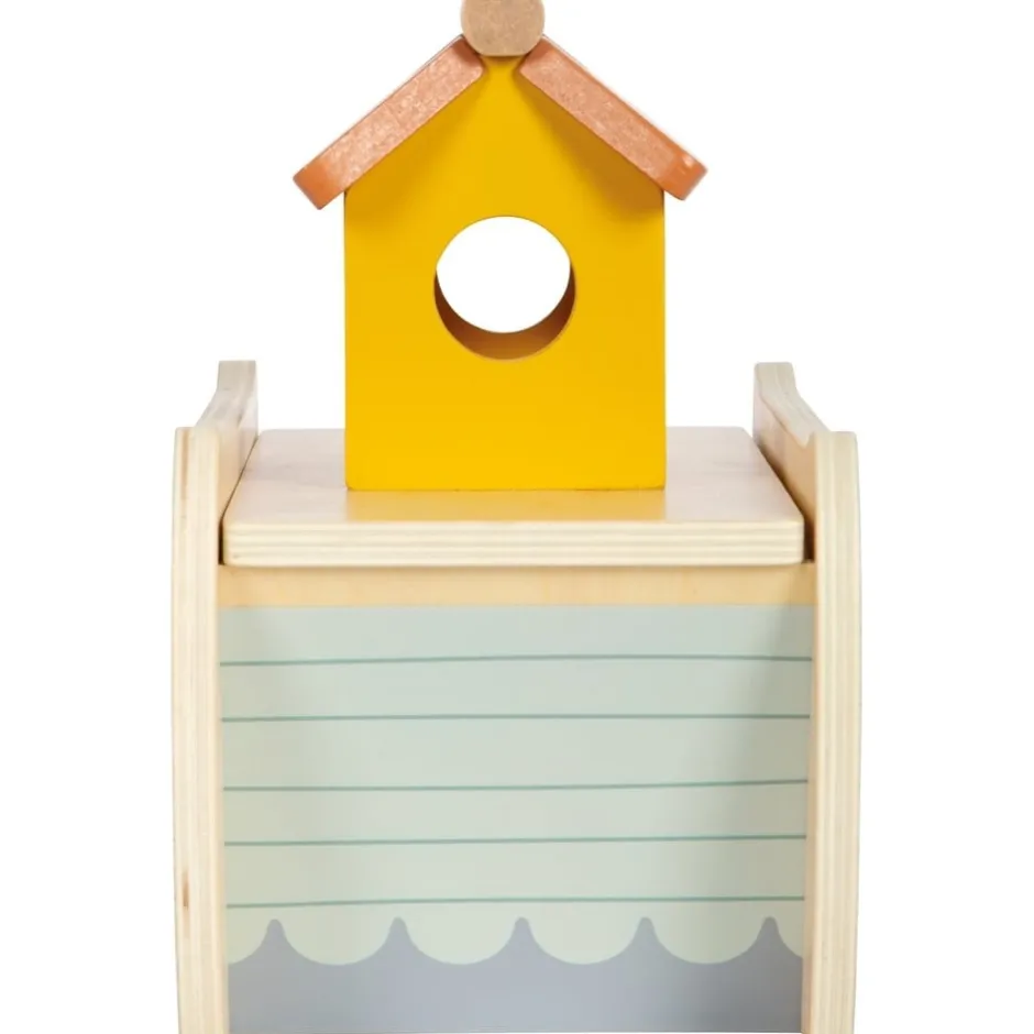 jeu__encastrer_en_bois__m_7.webp Small Foot Petits Univers | Jouets À Empiler Et À Encastrer>Jeu à Encastrer en Bois - Ma Petite Arche de Noé