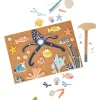 Small Foot Loisirs Créatifs>Jeu de Clous en Bois pour Enfant Profondeurs Marines
