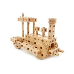 Jeux De Construction Mécanique>Jeu de construction en bois 120 pièces pour enfant