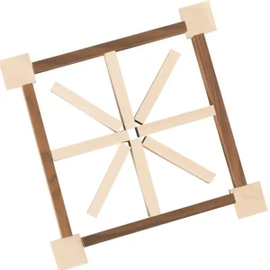 Goki Blocs, Briques Et Planchettes De Construction>Jeu de construction en bois - Couleurs naturelles