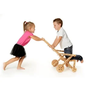 Jeux De Construction Mécanique>Jeu de construction en bois 179 pièces pour enfant