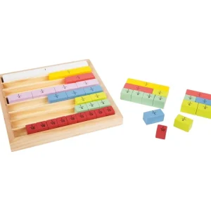 Small Foot Chiffres Et Calcul>Jeu de fractions en bois - Jeux éducatifs