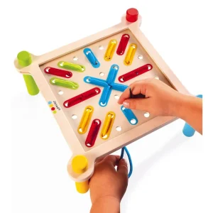Janod Couleurs Et Formes>Jeu de Laçage Éducatif en Bois pour Enfant Essentiel