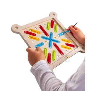 Janod Couleurs Et Formes>Jeu de Laçage Éducatif en Bois pour Enfant Essentiel