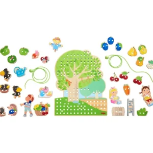 Haba Logique Et Raisonnement>Jeu de Laçage en Bois pour Enfant Dans mon Jardin