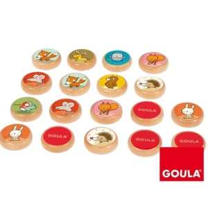 Goula Jeux De Mémoire Et D'association>Jeu de memo en bois - Les amis des bois