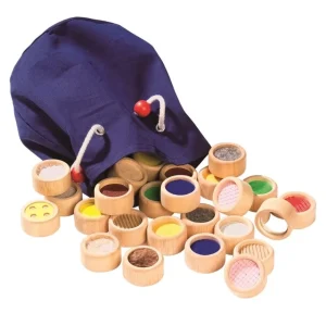 Goki Jeux De Mémoire Et D'association>Jeu de mémoire tactile sensoriel Montessori en bois
