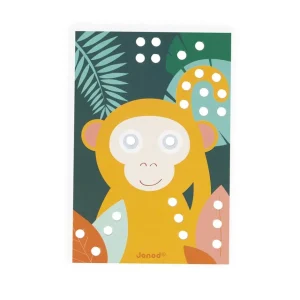 Janod Couleurs Et Formes>Jeu de Mosaïques en Bois Animaux pour Enfant