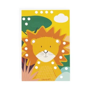 Janod Couleurs Et Formes>Jeu de Mosaïques en Bois Animaux pour Enfant