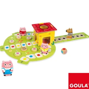 Goula Jeux De Plateau>Jeu de société en bois - Le grand méchant loup