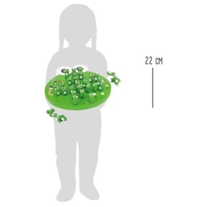 Small Foot Jeux De Stratégie Et De Réflexion>Jeu de Solitaire en Bois pour Enfant - Grenouille