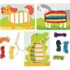 Goki Loisirs Créatifs | Couleurs Et Formes>Jeu de Tissage en Bois pour Enfant - Animaux