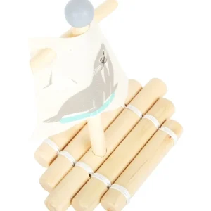 Small Foot Jouets De Bain>Jeu d'eau en bois - Radeau pour enfants