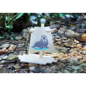 Small Foot Jouets De Bain>Jeu d'eau en bois - Radeau pour enfants