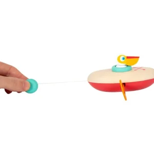 Small Foot Jouets De Bain>Jeu d'Eau en Bois pour Enfant - Pélican Rameur