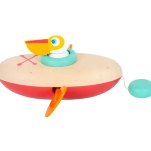Small Foot Jouets De Bain>Jeu d'Eau en Bois pour Enfant - Pélican Rameur