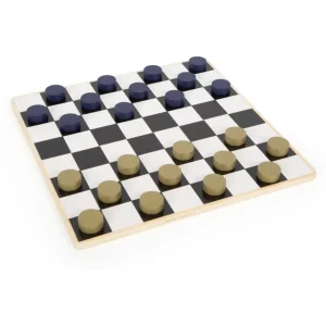Small Foot Jeux De Stratégie Et De Réflexion>Jeux d'Échecs, de Dames et Backgammon 3 en 1 Doré en Bois pour Enfant