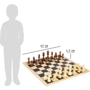 Small Foot Jeux De Stratégie Et De Réflexion>Jeux d'échecs et de dames XXL en Bois pour Enfant