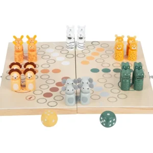 Small Foot Jeux De Plateau>Jeux des petits chevaux en bois dans la savane
