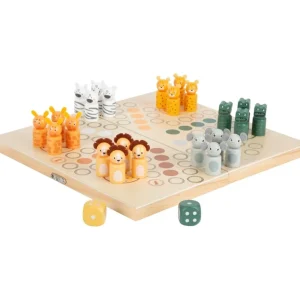 Small Foot Jeux De Plateau>Jeux des petits chevaux en bois dans la savane