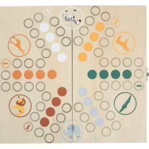 Small Foot Jeux De Plateau>Jeux des petits chevaux en bois dans la savane