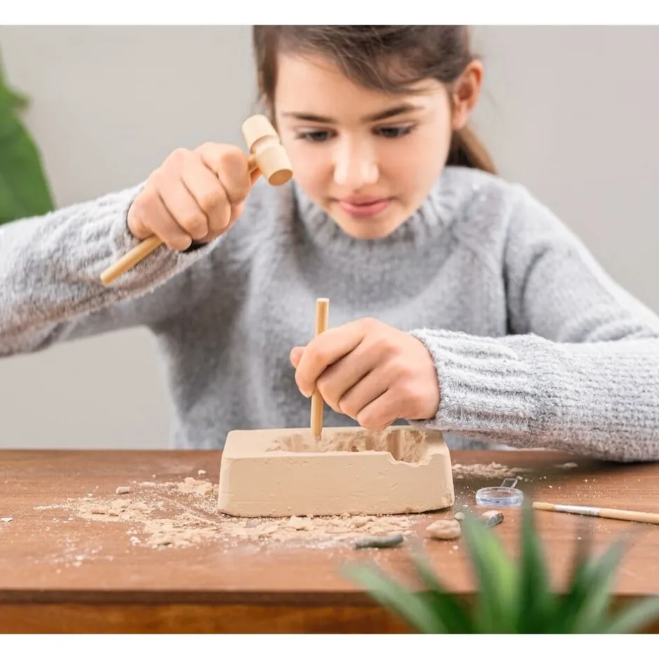 kit__dterrer_mes_premiers_1.webp Moses Astronomie, Géographie Et Biologie>Kit à Déterrer Mes Premiers Fossiles en Bois Enfant