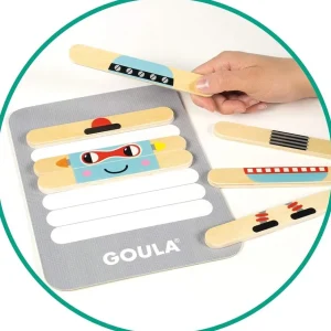 Goula Logique Et Raisonnement>L'atelier du robot en bois - Jeu éducatif