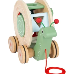 Small Foot Jouets À Tirer Et À Pousser>L'Escargot Voyageur en Bois à Tirer pour Bébé