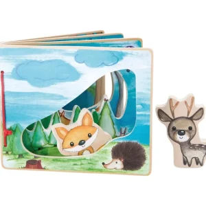 Small Foot Livres D'éveil>Livre d'Éveil en Bois pour Bébé - Mes Amis de la Forêt