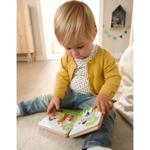 Haba Livres D'éveil>Livre d'Éveil en Bois pour Bébé - Passion Équestre