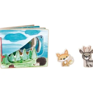 Small Foot Livres D'éveil>Livre d'Éveil en Bois pour Bébé - Mes Amis de la Forêt