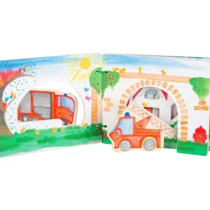Small Foot Livres D'éveil>Livre d'Éveil en Bois pour Bébé - Secouristes