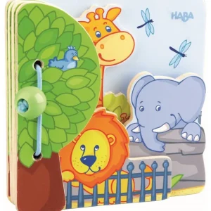 Haba Livres D'éveil>Livre d'Éveil en Bois pour Bébé Mon Premeir Safari
