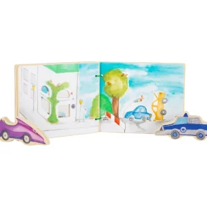 Small Foot Livres D'éveil>Livre d'Éveil en Bois pour Bébé - Forces de l'Ordre