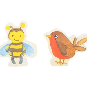 Small Foot Livres D'éveil>Livre d'Éveil en Bois pour Bébé - À Tire d'Aile